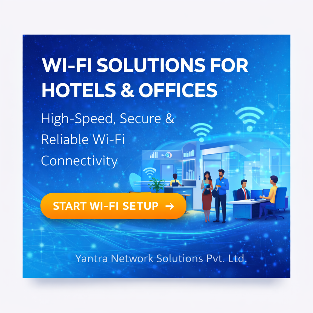 Wi-Fi Solutions for Hotels & Offices